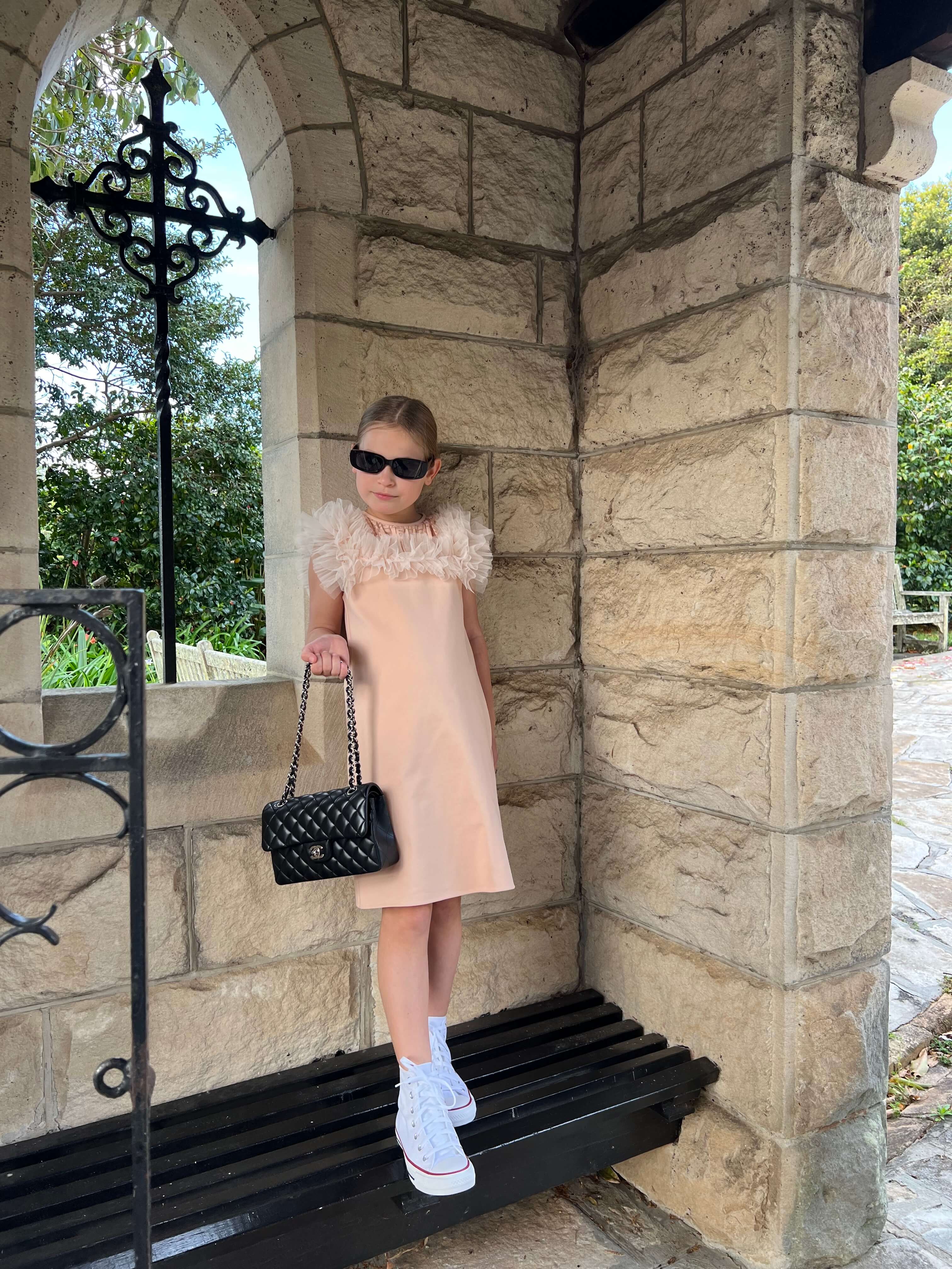 Fendi Pink Viscose Dress - RRP $1040 | The Little Wardrobe Hire Fendi Pink Viscose Dress - RRP $1040 | The Little Wardrobe Hire
