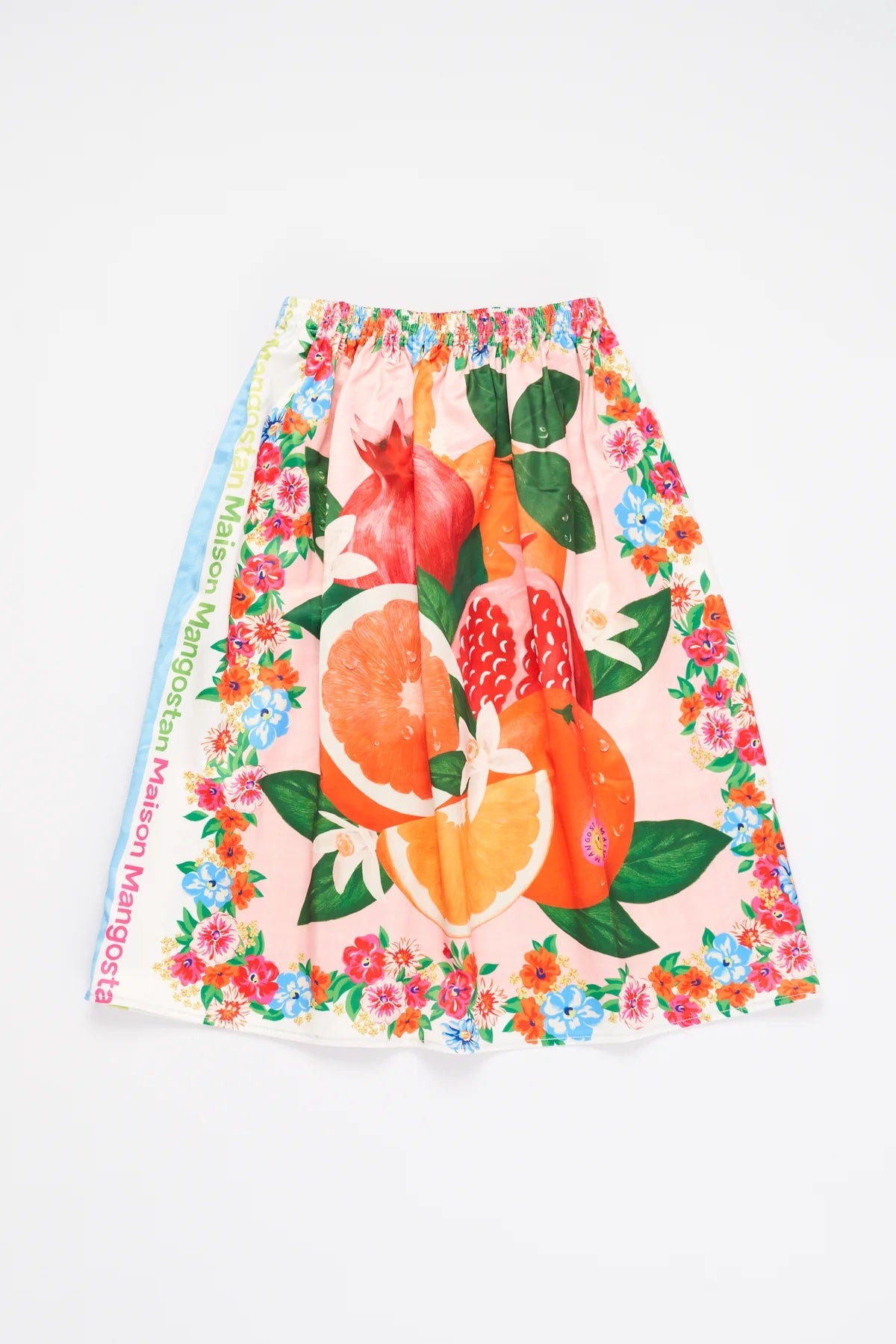 Maison Mangostan Oranges Scarf Skirt - RRP $150 | The Little